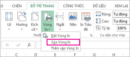 Xóa vùng in
