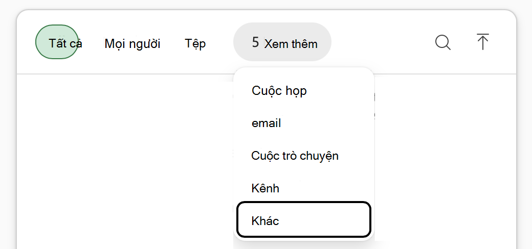 Ảnh chụp màn hình menu 