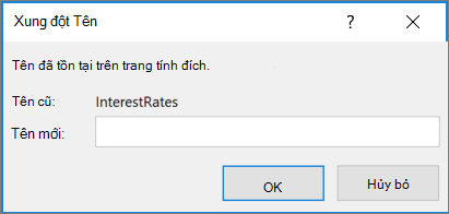 Đổi tên phạm vi xung đột