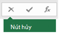 Ảnh nút Hủy bỏ Thanh Công thức