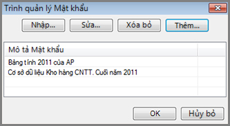 Trình quản lý Mật khẩu