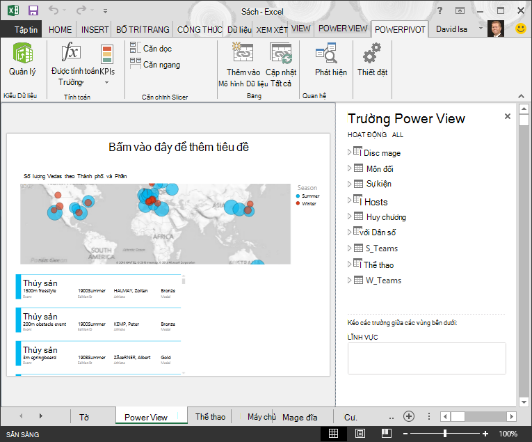 quá nhiều bảng có sẵn trong sổ làm việc Excel