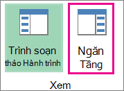 Nút Ngăn Tác vụ trên tab Nhà
