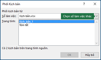Hộp thoại Phối Kịch bản