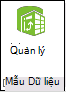 Nút Quản lý trên ribbon PowerPivot