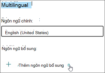Thêm ngôn ngữ