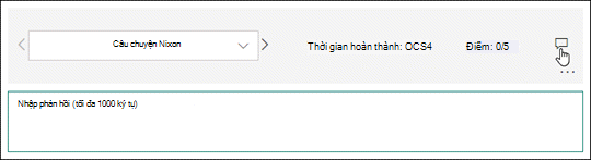 Nhận xét trên câu trả lời của bài kiểm tra