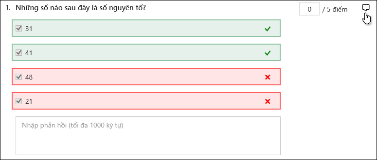 Câu trả lời cho câu đố.