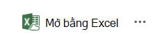 Mở bằng Excel điểm nhập cho giải pháp đồng bộ dữ liệu cũ