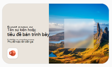 Một ví dụ về mẫu PowerPoint