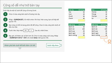 Tham quan Excel