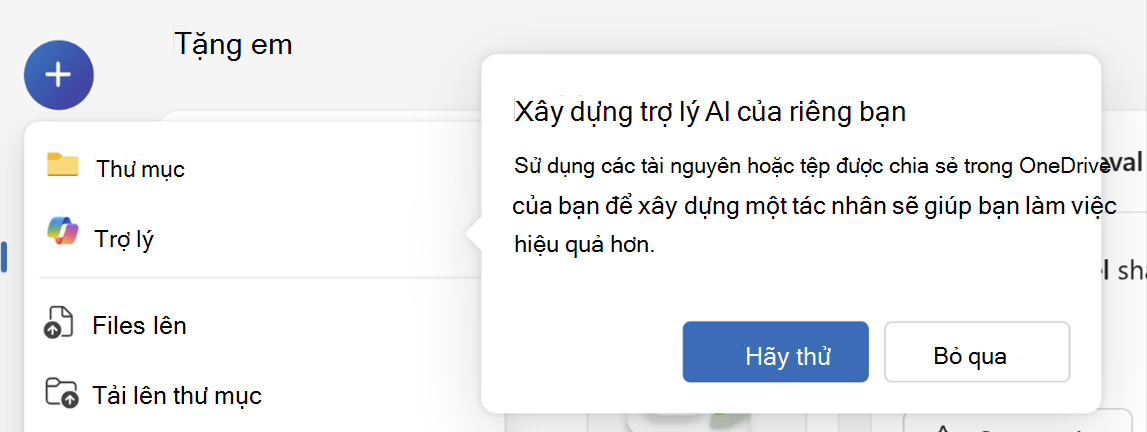 FRE - Tạo hoặc Tải lên đại lý