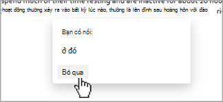 Đề xuất đọc chính tả