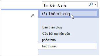 Thêm trang vào sổ ghi chép của bạn.