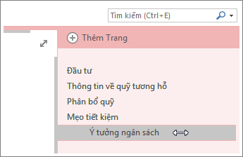 Biến trang thành trang con hay tăng cấp trang con thành trang.