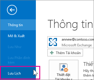 lưu lịch ở dạng tệp ics