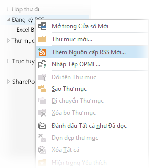 Thêm nguồn cấp RSS