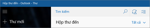 Đây là giao diện của ứng dụng Thư trên Windows 10.