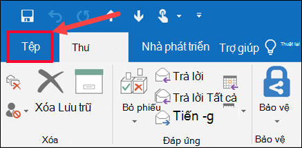 Chọn menu Tệp, sau đó chọn Lưu Dưới dạng.