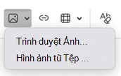 Chèn ảnh vào chữ ký trong Outlook cho Mac