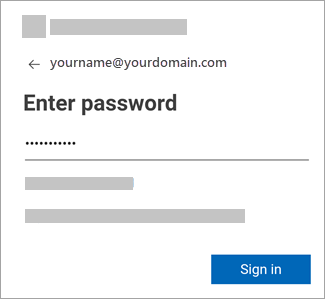 Nhập mật khẩu cho tài khoản email của bạn.