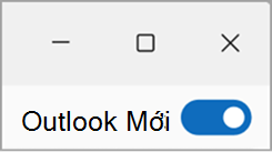 chuyển khỏi ảnh chụp màn hình outlook mới