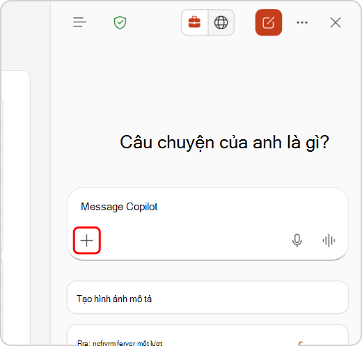 Menu Thêm Nội dung được tô sáng
