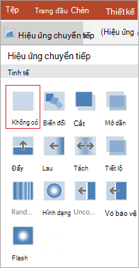 Loại bỏ chuyển tiếp