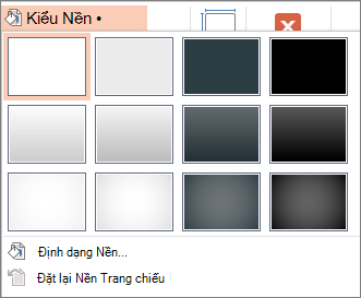 Kiểu nền PowerPoint