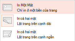 Một số máy in có thể in trên một mặt giấy hoặc in trên cả hai mặt.