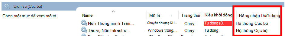 Từ lời nhắc chỉ lệnh mức cao, hãy chạy services.msc. Thao tác này sẽ hiển thị giao diện người dùng trình quản lý Dịch vụ.
