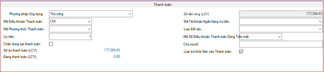 Loại trừ các nhà cung cấp cụ thể khỏi báo cáo