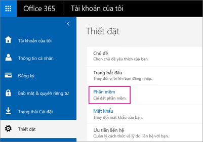 Chọn Cài đặt và quản lý phần mềm