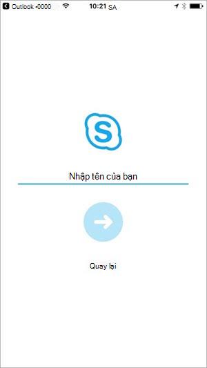 Nhập tên của bạn để tham gia cuộc họp