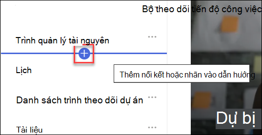 ảnh chụp màn hình Thêm liên kết mới vào dẫn hướng