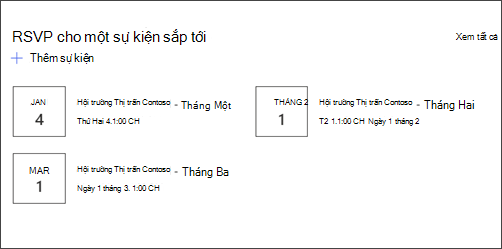Ảnh phần web sự kiện trong site Bộ phận