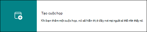 Liên kết chuyển hướng người dùng đến lịch của nhóm của họ trong Outlook.