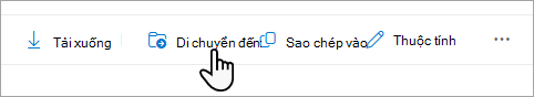 Chọn tùy chọn Di chuyển đến trên thanh tác vụ.