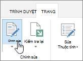 Chỉnh sửa Trang