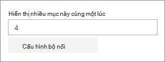 Ngăn thuộc tính Bộ nối