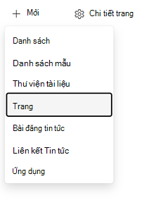Tạo điểm nhập trang