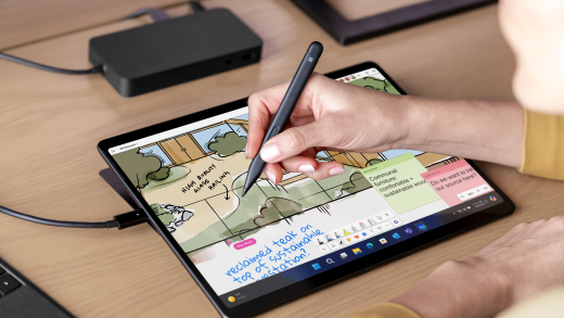 Lấy bút Surface Slim
