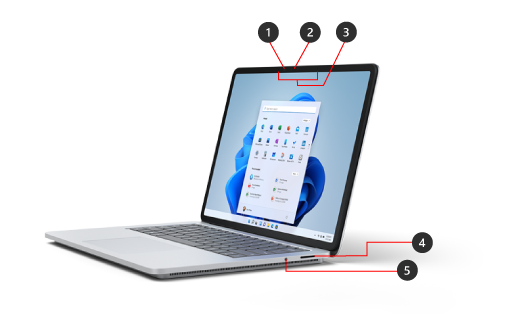 Khung chú thích cho Surface Laptop Studio