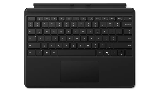 Bàn phím Surface Pro dành cho Doanh nghiệp màu đen.