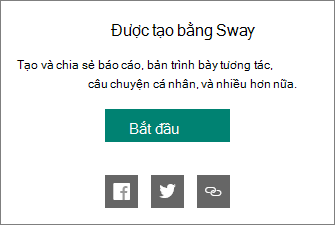 Được thực hiện bởi thương hiệu Sway