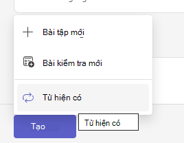 Tạo bài tập