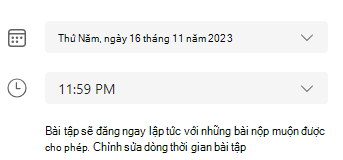 Chỉnh sửa bài tập