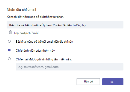 Nhận email