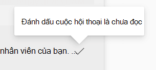 Đánh dấu thư là chưa đọc trong hộp Engage đến