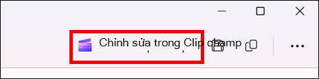 Màn hình của video đã cắt trong Công cụ Cắt với nút Chỉnh Clipchamp Cắt.